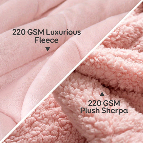 Weighted Blanket 15lbs, Sherpa Weighted Blankets for Adults, Fuzzy Soft Flannel Bedding Blanket Throw 60 x 80 inches