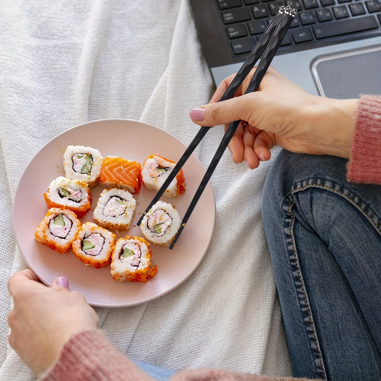 Japanese high-end chopsticks, one pair of household chopsticks per person, preferred as a gift, dishwasher safe, very suitable for Thanksgiving, Mother's Day, Father's Day, Grandparents' Day, and daily dining Julia M LifeStyles