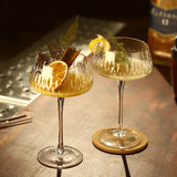 Engraved Cocktail Special Creative Glass Embossed Goblet