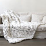 Nordic Thick Wool Hand-Woven Luxury Blanket