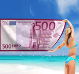 Ice Cream Printed Large Men Women Summer Beach Towels Microfiber Bath Towel Camping Yoga Towels Bathroom