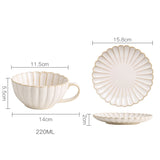 Kiku Ceramic Cup & Saucer Set