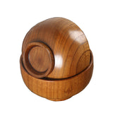 Elegantly Crafted Japanese Jujube Wooden Bowl