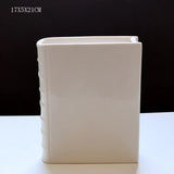 Book Vase - Ceramic, Cute & for Home Decor, with Flower & Shelf Options - Julia M LifeStyles