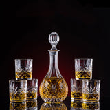 Thickened Whiskey Glass Set – Elegant European Crystal Wine Collection