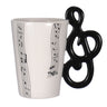 Guitar Ceramic Cup Personality Music Note Milk Juice Lemon Mug Coffee Tea Cup Home Office Drinkware Unique Gift