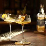 Engraved Cocktail Special Creative Glass Embossed Goblet