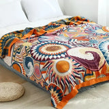 Bohemian Nordic Cotton Flannel Blanket – Ultra Soft, Stylish & Durable