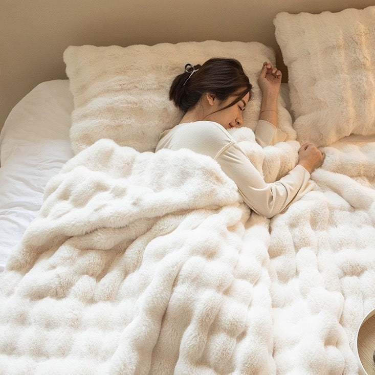 Stillhaven Double-Sided Sofa Throw Blanket