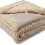 Waterproof Sherpa Fleece Blanket Pad - Plush & Cozy Comfort