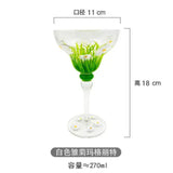 Colorful Wine Glasses Cups Cocktail Goblet Champagne Cup