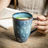 European Style White Porcelain Ceramic Coffee Mug