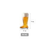 1Pcs 50ml lead-free glass cups barware home beer glass mugs beer drinkware - Julia M LifeStyles