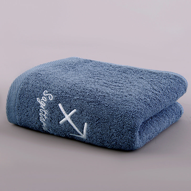 Constellation Bath Towel - Plus-sized Thick Absorbent Embroidery Face Washing