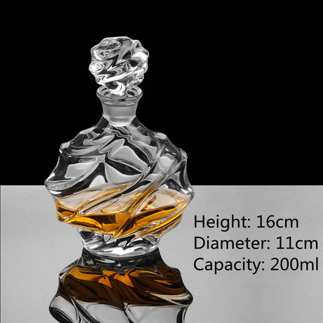 Thickened Whiskey Glass Set – Elegant European Crystal Wine Collection