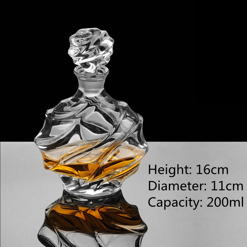 Thickened Whiskey Glass Set – Elegant European Crystal Wine Collection
