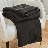 Retro Ethnic Geometric Pattern Washable Blanket 130x160