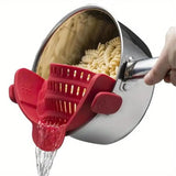 1pc, Strainer, Pot Strainer, Adjustable Clip On Strainer For Pots Pans And Bowls, Kitchen Pot Strainer - Julia M LifeStyles