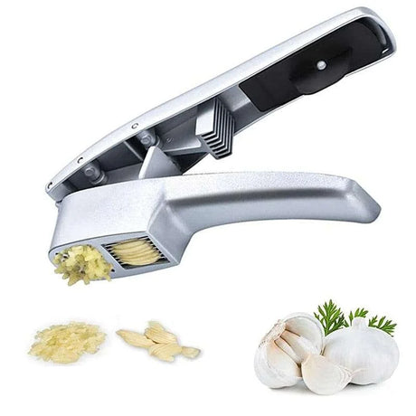2 in 1 Garlic Press - Crush and Slice with Ease 2 in 1 Garlic Press - Crush and Slice with Ease 3256801087759197-Zinc Alloy Garlic Mincer & Crusher 31