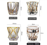 Aurelia Gold-Accent Whiskey Glasses