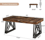 Vintage Executive Desk - Versatile Office & Computer Table