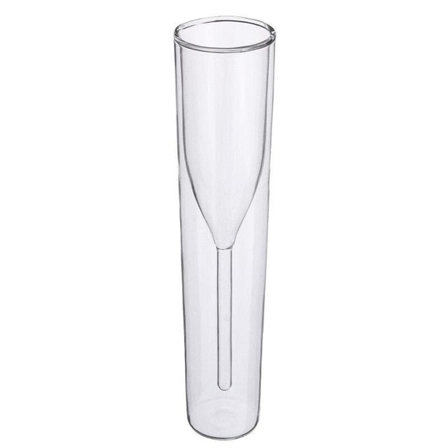 Double Wall Glasses Champagne Flutes Goblet Bubble Wine Tulip Cocktail Wedding Party Glass Cup Toasting Bodum Thule Xicaras Copo