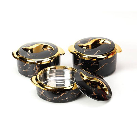 3-Piece Insulated Food Container Set (1.5L, 2L, 2.5L) - Ideal for Ramadan Celebrations, Weddings, Family Gatherings & More