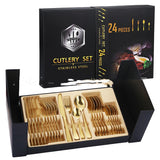 Luxurious Stainless Steel Tableware Gift Box Set