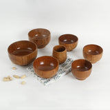 Elegantly Crafted Japanese Jujube Wooden Bowl