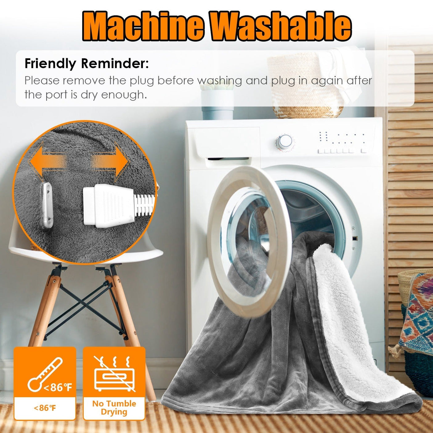 1Pc Electric Heated King Size Fleece Heated Blanket With Dual Controller 10 Heating Levels 10 Hours Auto Off Machine Washable For Home Office Usage 90x100in julia m home & kitchen