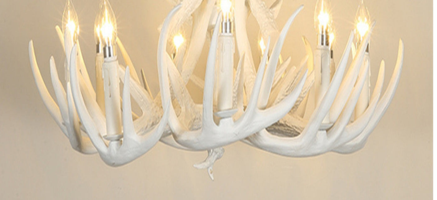 Nordic Retro Antlers Chandelier: A Touch of Elegance