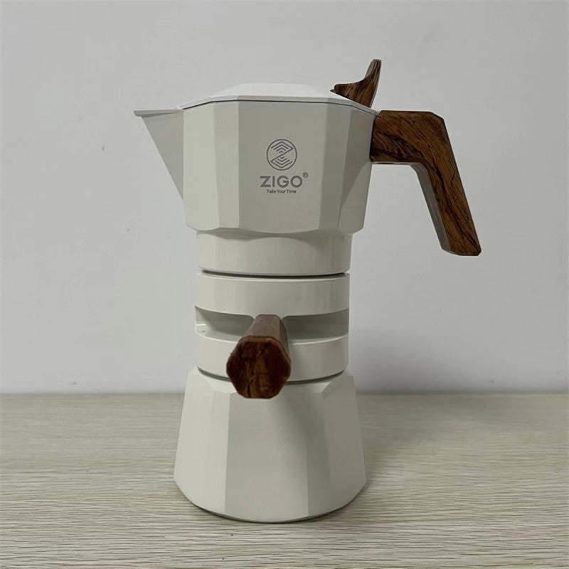Cardpot double-valve 2-cup extraction concentrated temperature-control coffee pot