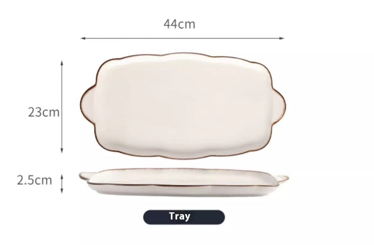 Ink-Wash Porcelain Pitcher & Cup Set [Gift Box]