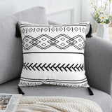 Bohemian Elegance Plush Throw Pillow Cover 30x50cm & 45x45cm
