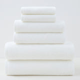 Solid Color Simple Towels 6-piece Cotton Suit