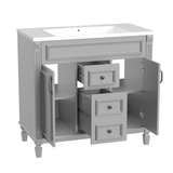 36'' Bathroom Vanity with Top Sink