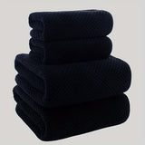 4-Piece Coral Fleece Bath Towel Set