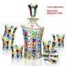 Painted Crystal Glass Liquor Glass Set - High-grade Wine Set