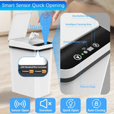 12L Touchless Smart Sensor Trash Bin – Sleek Odorless Bathroom & Kitchen Waste Solution