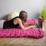 Cloudweave Chunky Knit Throw Blanket, Oversized Cozy Texture