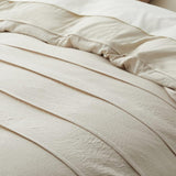Light Beige Pleated Foreign Trade Quilt Three-piece Suit