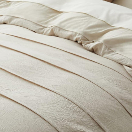 Light Beige Pleated Foreign Trade Quilt Three-piece Suit