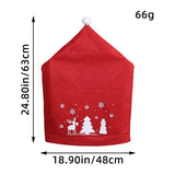 Christmas Bell Chair Cover Snowman Chair Cover Restaurant Bar Table Decoration