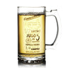Elegant Heat-Resistant Large Capacity Glass Mug with Handle
