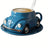 [Vintage Racing Car Mug] Vintage Red Racing Car Mug - Large Capacity Glass Coffee Cup with Front Windshield Design, Automotive Decor Cup for Home, Office, Cafe - Gift for Car Lovers (Sturdy Drinkware, Unique, Novelty) Julia M LifeStyles