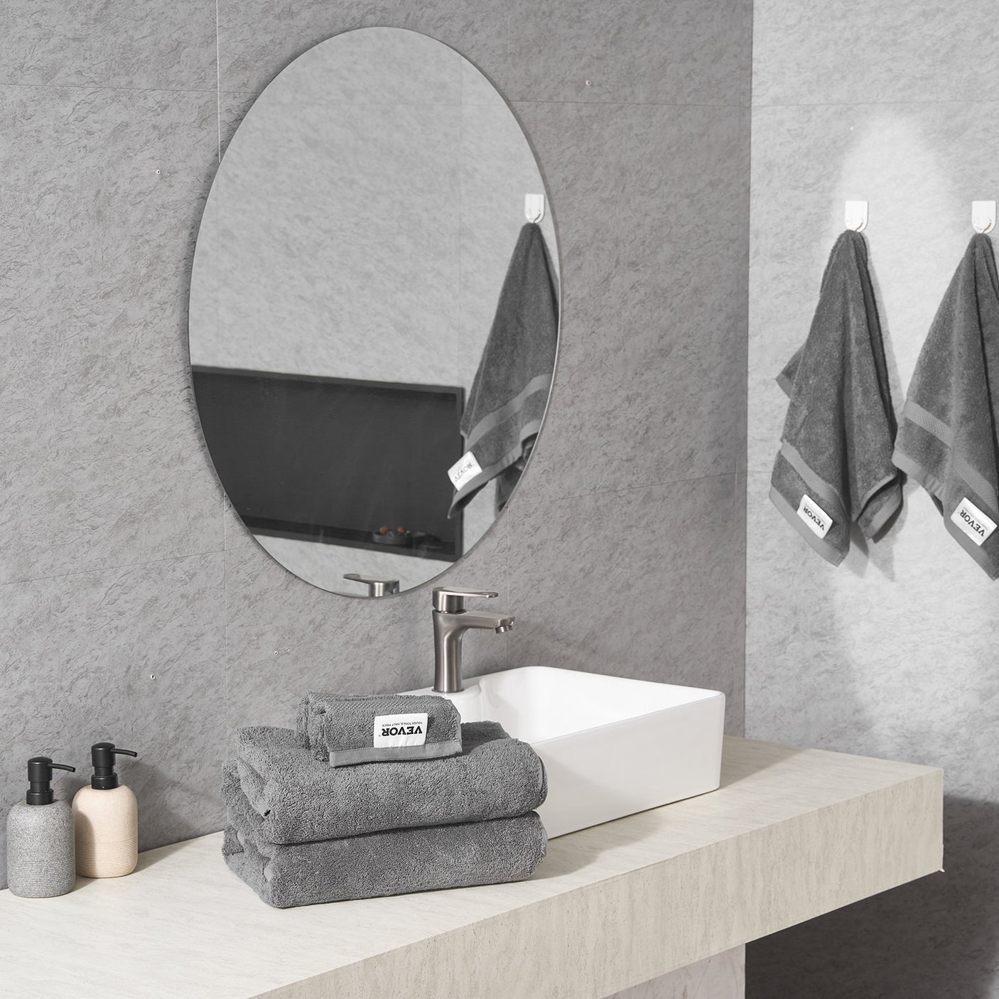 600 GSM Cotton 6-Piece Luxurious Soft Towel Set for Bath & Spa