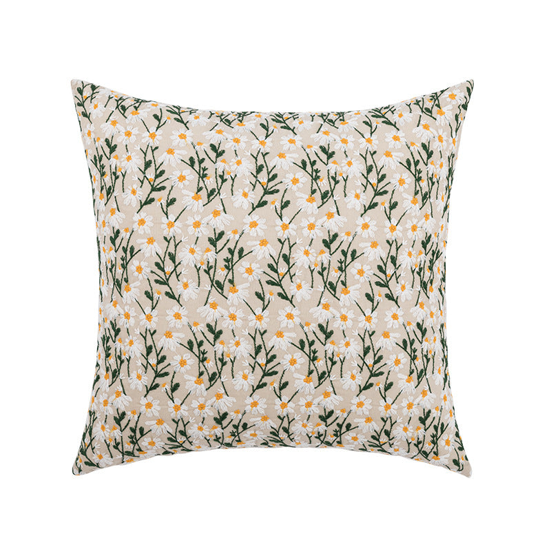 Nordic Ins Style Embroidered Pillowcase