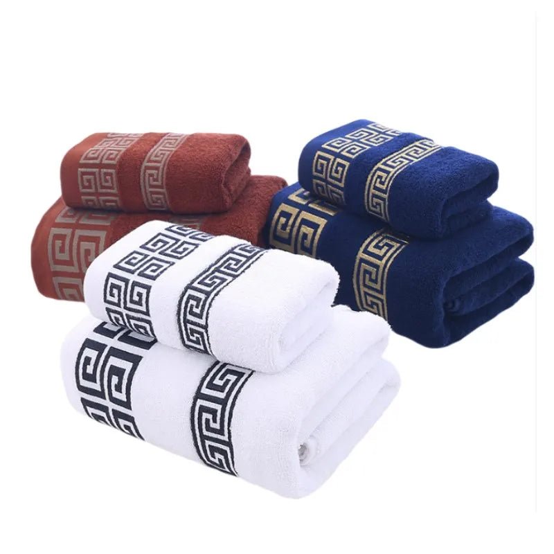 2PCS Green Bath Towels Set - Julia M LifeStyles