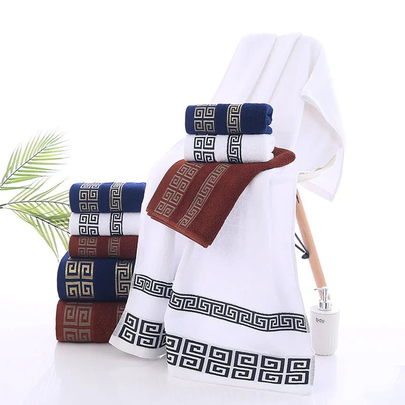 2PCS Green Bath Towels Set - Julia M LifeStyles