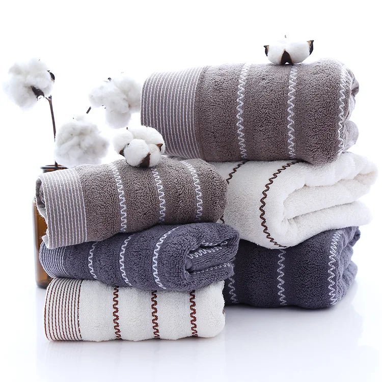 2PCS Green Bath Towels Set - Julia M LifeStyles